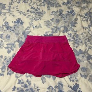 Lululemon Pace Rival Tennis Skirt Sonic Pink